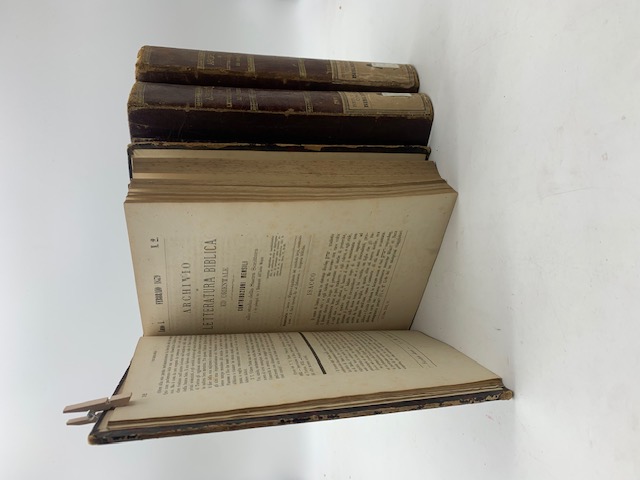 Archivio di letteratura biblica ed orientale. Contribuzioni mensili allo studio della Sacra Scrittura e dei principali tra i monumenti dell'Antico Oriente. Anno primo-sesto, 1879-1884